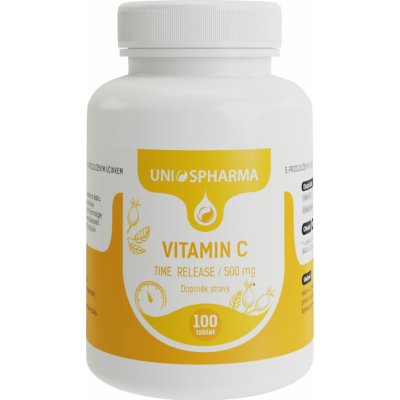 UniosPharma Vitamín C Time Release 500 mg 100 tablet – Hledejceny.cz