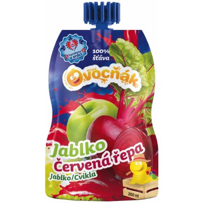 Ovocňák 100% mošt jablko červená řepa 200 ml – Zbozi.Blesk.cz