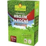 Agro FLORIA Trávníkové hnojivo HNOJÍM 1x ROČNĚ 2,5 kg – Hledejceny.cz