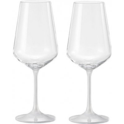 Crystalex Sklenice na víno Sandra White I. 2 x 450 ml – Zboží Mobilmania