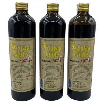 Naturprodukte Švédské kapky Maria Treben se šafránem 500 ml – Hledejceny.cz