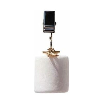 Závaží na závěsy - Bílé s mušlí 2,8 x 3 cm – Hledejceny.cz