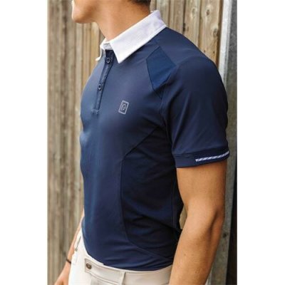 Equitheme Pánské závodní triko Polo Victor SS 26 modré – Sleviste.cz