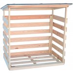 ROJAPLAST Wood Dřevník 119 x 64 x 118 cm – Sleviste.cz