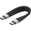 AlzaPower APW-ADTCTC02B FlexCore USB-C to USB-C, 3.2 Gen 2 100W, 10 Gbps, černý