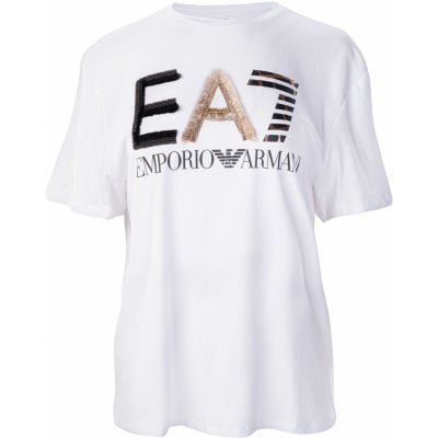 EA7 EMPORIO ARMANI TRAIN LOGO SERIES W TEE SS RN 3RTT36TJDZZ1100 Bílý – Zboží Mobilmania