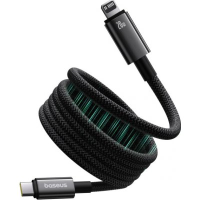 Baseus P10319805111-01 Tungsten Gold magnetický nabíjecí a datový USB-C na Lightning 1m černý – Zboží Mobilmania