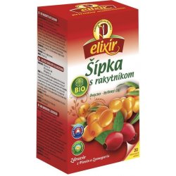 Agrokarpaty BIO Šipka s rakytníkem ovocno bylinný čaj 20 x 1,5 g