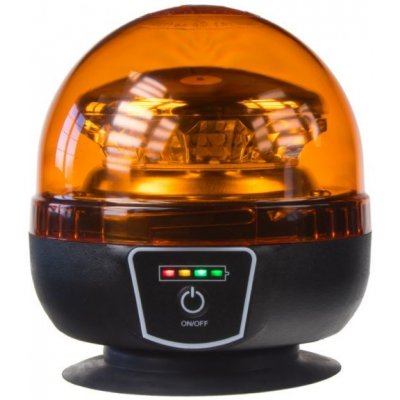 Stualarm AKU LED maják, 12x1W oranžový, magnet, ECE R65 wlbat180 | Zboží Auto