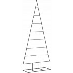 vidaXL Kovový vánoční stromeček pro dekorace černý 150 cm – Hledejceny.cz