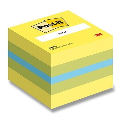 3M Samolepicí bločky Post-it minikostky - citronová / 400 lístků 403892 – Hledejceny.cz