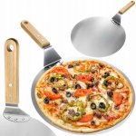 DAMPOD SHOP Lopata na pizzu ocelová kulatá 30 cm – Zboží Dáma