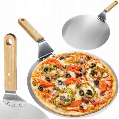 DAMPOD SHOP Lopata na pizzu ocelová kulatá 30 cm – Zbozi.Blesk.cz