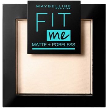 Maybelline Fit Me! Matte + Poreless Kompaktní matující pudr 115 Ivory 9 g