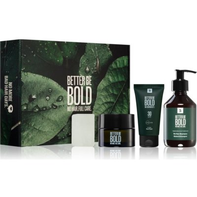 Better Be Bold BOLDs BEST šampon pro muže bez vlasů 200 ml + opalovací emulze pro muže 50 ml + matný krém na pleš 50 ml + kamenec na řezné rány po holení pro muže 75 ml – Zboží Mobilmania