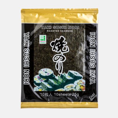 JHFOODS Yaki Sushi Nori Gold pražené mořské řasy 25 g – Hledejceny.cz