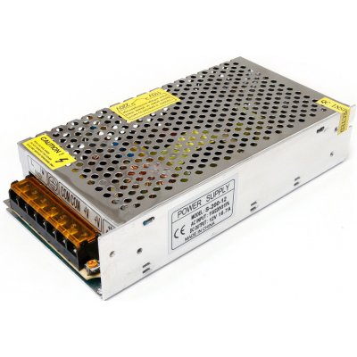 BERGE Napájecí zdroj pro LED pásky 16,5A 200W 12V DC plech 50019 – Zboží Mobilmania