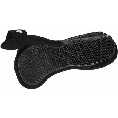 ACAVALLO Dečka tlumící Hexa SoftGel 5mm s výkrojem na kohoutek vzadu zesílená černá – Hledejceny.cz