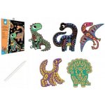 Janod vyškrabovací obrázky Dinosauři Atelier Sada Mini – Hledejceny.cz