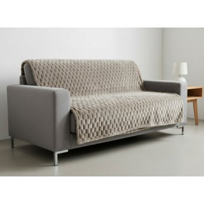 Mybesthome Přehoz na sedačku - pohovku FLANELA béžová 170x210 cm – Zboží Dáma