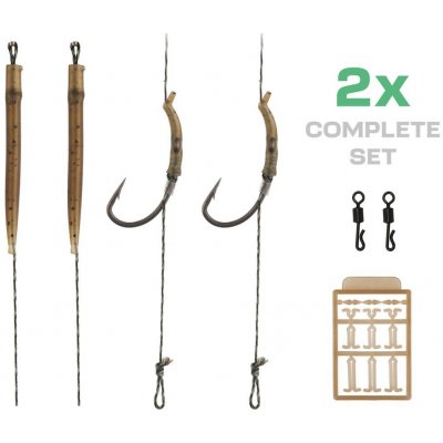Zfish Návazec Curve Shank Carp Rig 2 ks velikost háčků 4 – Zboží Dáma