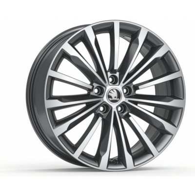 Škoda TRINITY 8x19 5x112 ET44 anthracite – Zboží Mobilmania