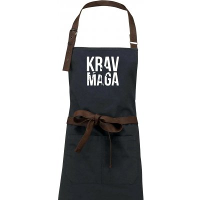 Dřevěné uhlí Nápis Krav Maga Zástěra Vintage – Hledejceny.cz