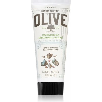 Korres Pure Greek Olive Sea Salt Body Milk hydratační tělové mléko s vůní mořské soli 200 ml