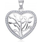 Nubis Stříbrný přívěsek srdce strom života NB 4426 – Sleviste.cz
