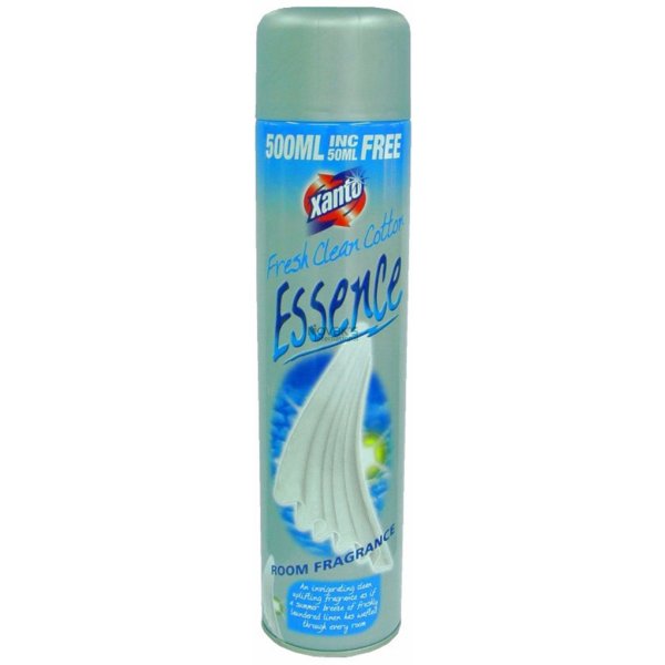 Osvěžovač vzduchu Essence 2v1 osvěžovač Fresh Clean Cotton 500 ml