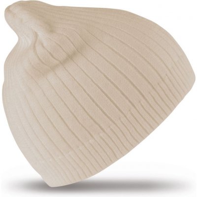 Result Headwear žebrovaná pletená čepice Krémová – Hledejceny.cz