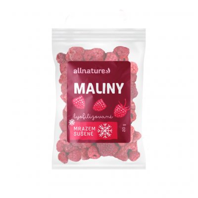 Allnature Malina sušená mrazem celá 20 g – Zboží Mobilmania