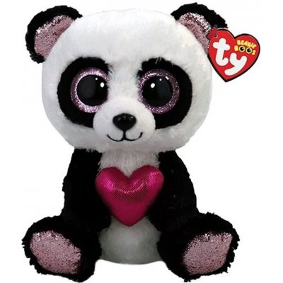 TY Beanie Boos Esme panda se srdcem 36538 15 cm – Zboží Mobilmania