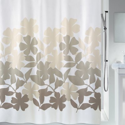 Spirella FLEURY motiv květin bílý 120 x 200 cm – Zboží Mobilmania