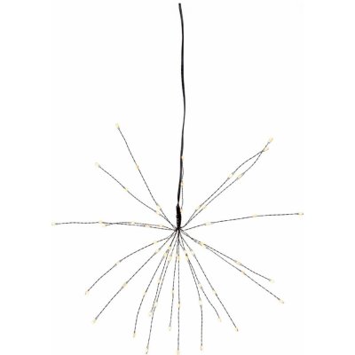 Star trading Závěsná svítící dekorace FIREWORK 60x LED P.26 cm stříbrná – Hledejceny.cz