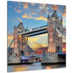 Obraz - Tower Bridge, Londýn, Anglie, jednodílný 50x50 cm – Hledejceny.cz