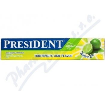 PresiDENT zubní pasta pro děti od 6 let limetka 50 ml