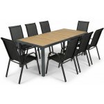 Vikio Venkovní zahradní set 190x90 pro 8 osob přírodní DK305-190P – Hledejceny.cz