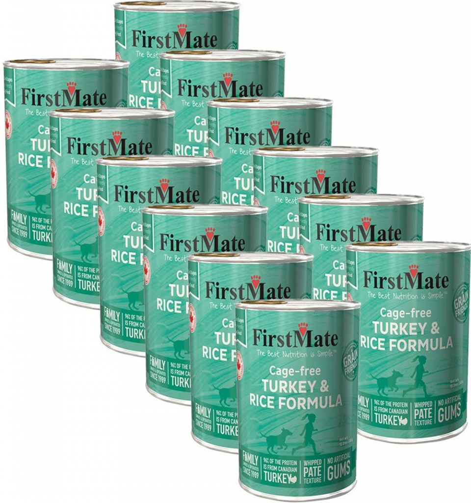 FirstMate Cage-free Turkey & Rice 12 x 345 g