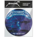 CurePink Podložka na talíř gramofonu Metallica: Ride To Lightning průměr 30,5 cm GP85850 – Hledejceny.cz