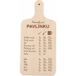 Dřevia Dárkové dřevěné prkénko na krájení - KUCHAŘSKÝ POMOCNÍK, se jménem – Zbozi.Blesk.cz