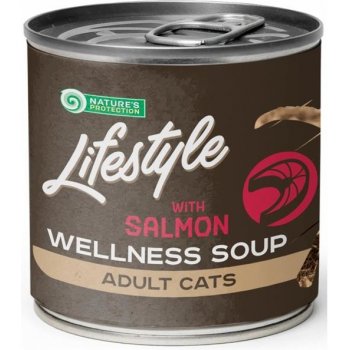 Nature's Protection NP Cat Soup LifeStyle Sterilised Salmon 140 ml