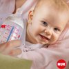 Láhev a nápitka Nuk First Choice Temperature Control tyrkysová 300 ml