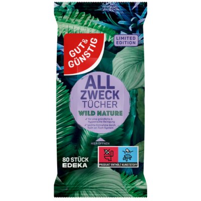 G&G Univerzální vlhčené ubrousky Wild Nature 80 ks – Sleviste.cz