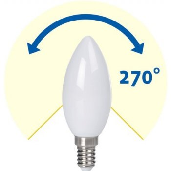 Xavax LED žárovka 2,5 W =25 W E14 plně skleněná svíčka teplá bílá