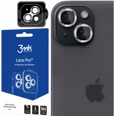 3mk Lens Pro ochrana kamery pro Apple iPhone 15 Plus, Silver 3mk 477836 5903108528658 – Zboží Živě