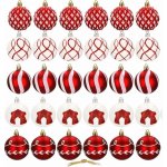 SPRINGOS Vánoční baňky červeno-bílé mix 6cm sada 30ks CA0866-XG – Hledejceny.cz
