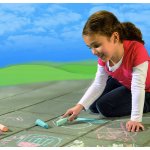 SES CREATIVE Křídy chodníkové barevné tlusté set 6ks v krabičce – Zboží Dáma