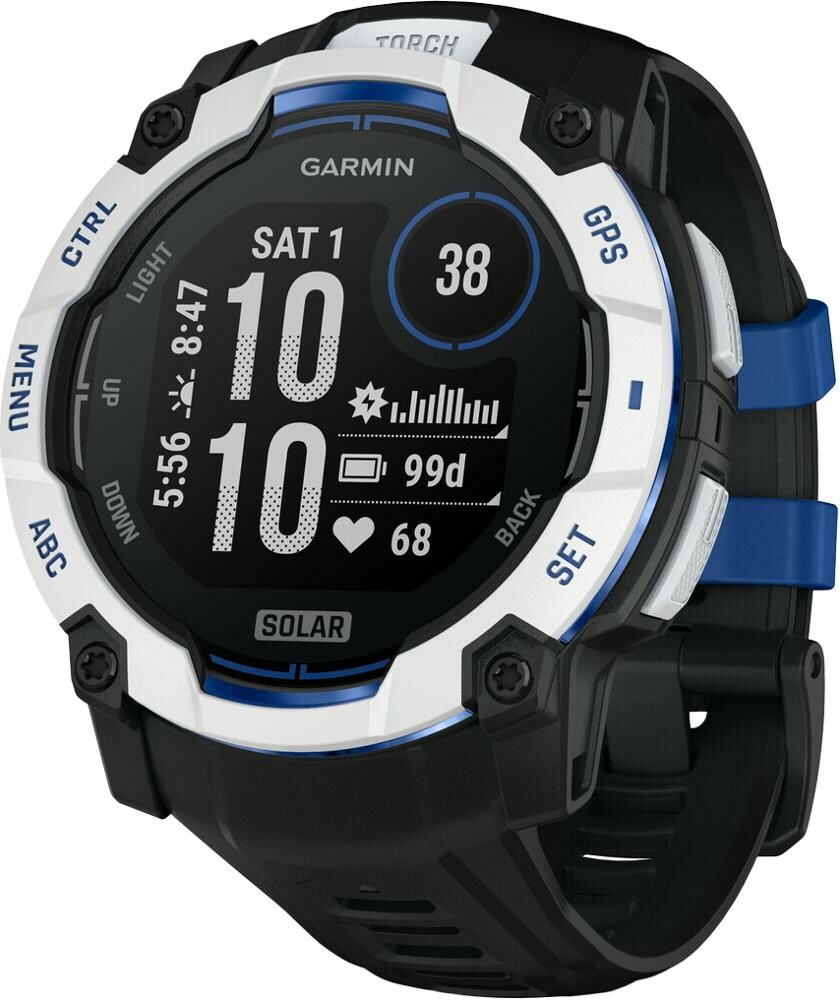 Garmin Instinct 3 50mm Solar Black Bolt Blue 010-02935-03