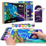 WIKY OKTO SENSOTY ART výtvarná sada ”Hvědná noc” 30x40 cm – Zboží Mobilmania